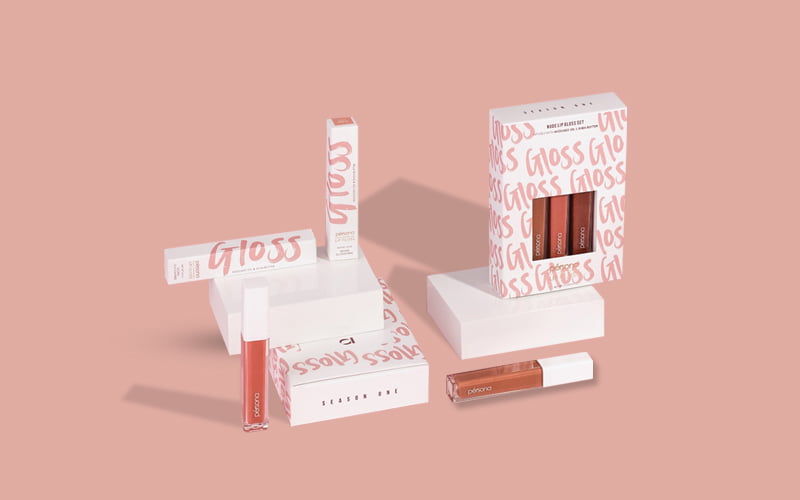 Custom Printed Lip Gloss Packaging Wholesale